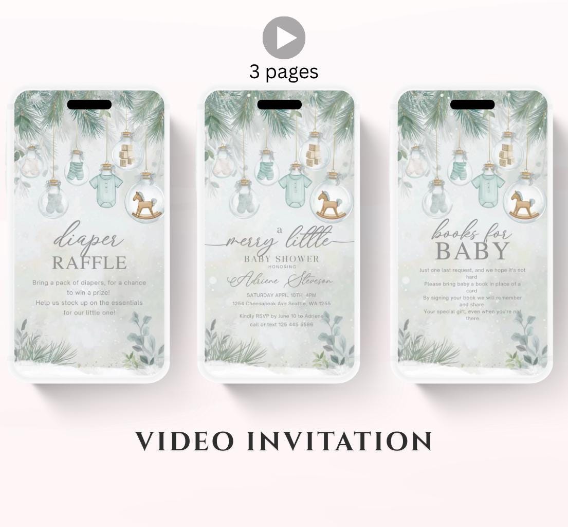 Video Green Tractor Electronic Invitation Template, Green Tractor Birthday Phone Invitation, Green Tractor Birthday Invitation-1