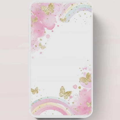 Butterfly Birthday Invitation, Floral Butterfly Invitation, Whimsical Floral Butterfly, Floral Butterfly Garden, Animated-6