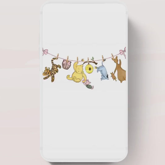 Winnie The Pooh Invitation, Winnie The Pooh Baby Shower Invitations, Winnie The Pooh Invitations Video invitation, Winnie baby shower-8