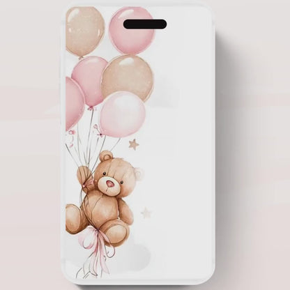 Teddy Bear Baby Shower Invitation We Can Bearly Wait Invite balloon Teddy Bear Template girl Animated video- 3