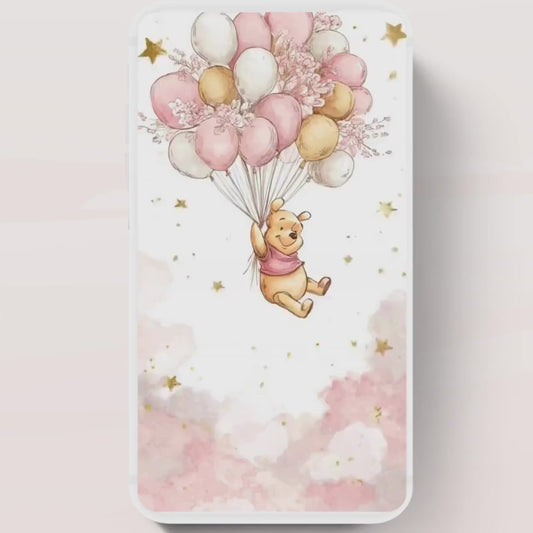 Winnie The Pooh Invitation, Winnie The Pooh Baby Shower Invitations, Winnie The Pooh Invitations Video invitation, Winnie baby shower-1