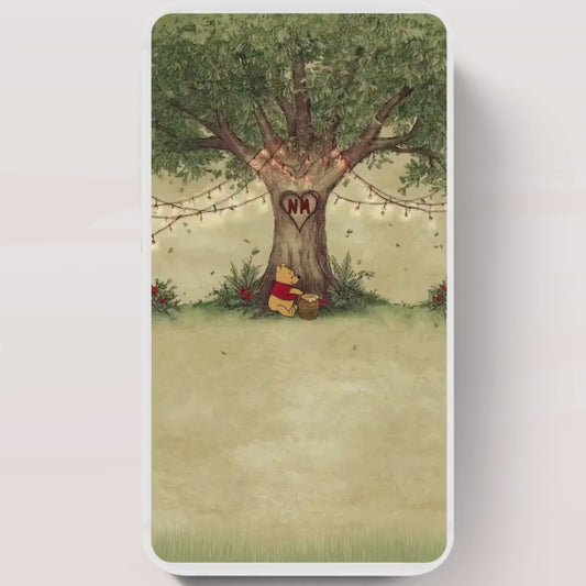 Red Winnie Tree Invitation, Winnie The Pooh Baby Shower Invitations, Winnie The Pooh Invitations Video invitation, Winnie baby shower-23