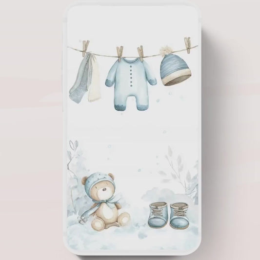 Winter woodland baby shower invitation, Winter baby invitation, Little snowflake, Baby its cold outside, baby shower invitation- Animated 4
