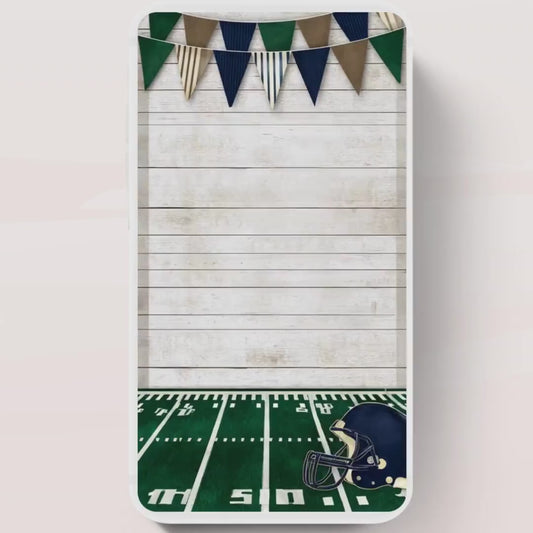 Animated Football Baby Shower Invitation Template, Tailgate, Oh Boy Football Baby Shower Invite, Touchdown Baby Shower, video invitation-2