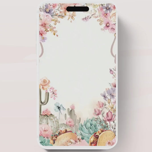 Fiesta Bridal Shower Invitation Boho Fiesta Bridal Shower Boots and Bridal Shower Fiesta Invitation- Animated Invitation-2