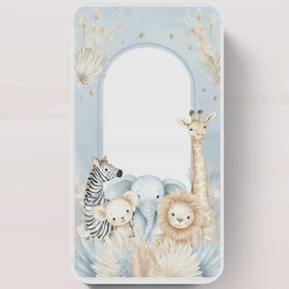 Safari Baby Shower Invitation, A little Wild One is on the Way Invite, Jungle Baby Shower Invitation, Zoo Animal Animated-6