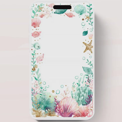 Animated Under The Sea Birthday Invitation, Editable Ocean Animals Party Invite, Magical Sea Life Invitation Sea Beach birthday invite-1